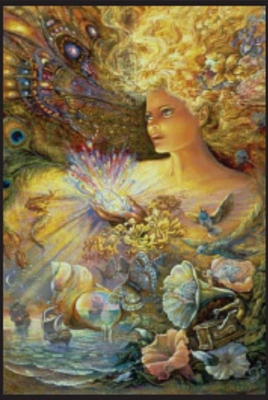 ''Crystal Of Enchantment Fairy   - Josephine Wall - POSTER - 24'''' X 36''''''